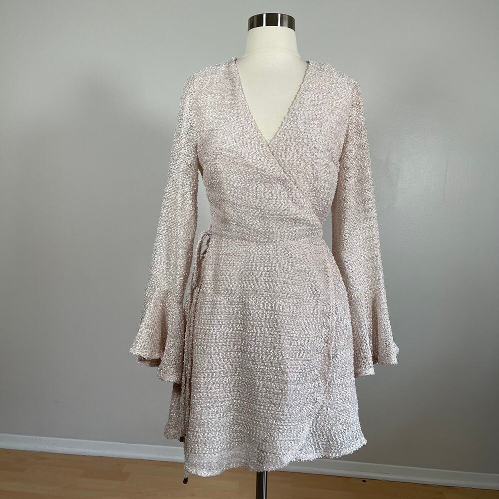 Saints + Secrets • Lilia Textured Wrap Dress
